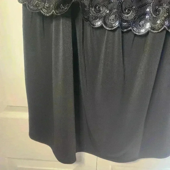 Lane Bryant Plus  Size Black Sequin Lace Trim Camisole Tank Top Size 18/20 - Picture 4 of 12